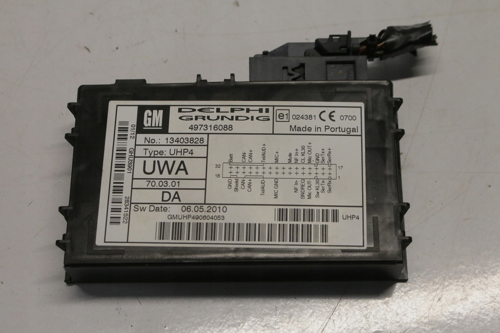 фото №1, Модуль bluetooth opel astra h 13403828