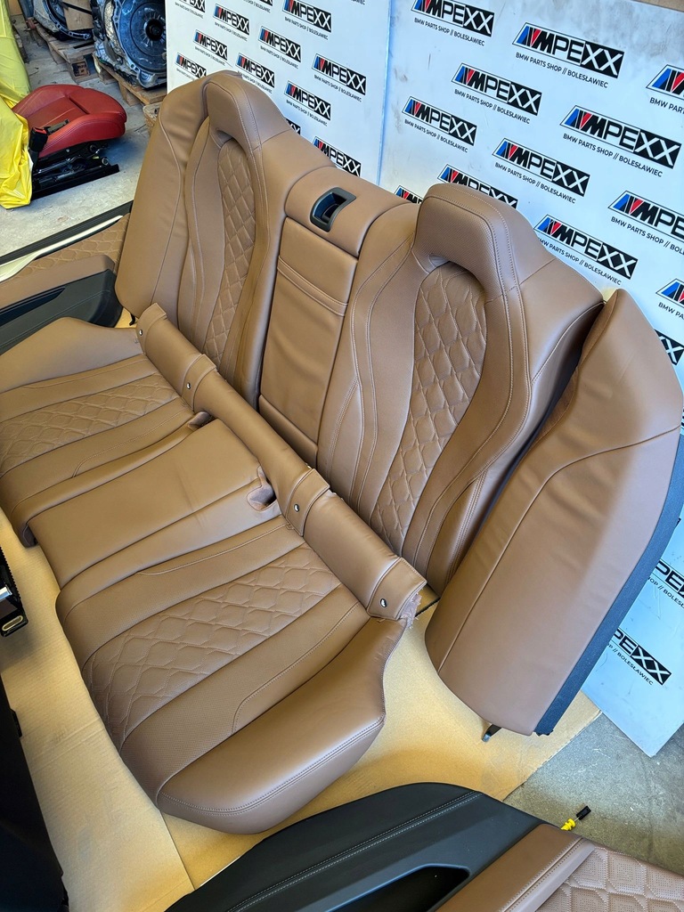 фото №9, Bmw 8 g16 m8 f93 сиденья салон merino taruma braun eu bowels
