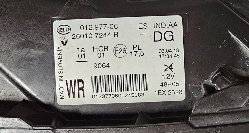 фото №9, Renault captur lift лампа передняя правая led