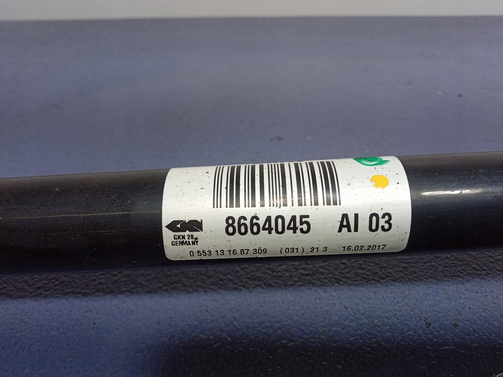 фото №4, Bmw 5 g30 g31 2.0d 520d привідний вал ліва задня 8664045