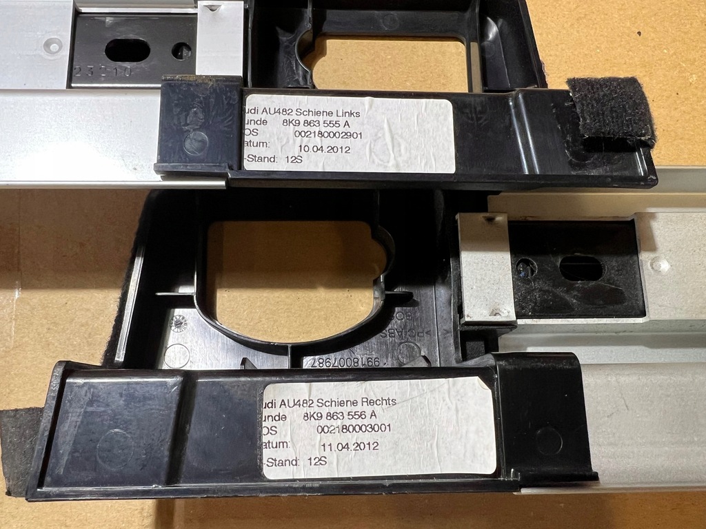 фото №6, Audi a4 b8 lift avant allroad рейки накладки багажника 8k9863555a 8k9863556a