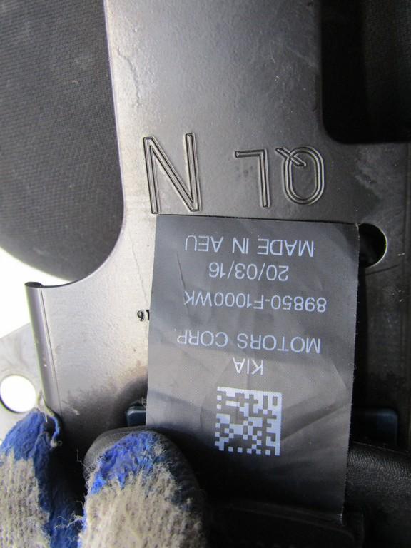 фото №5, Pas безопасности средний задний задняя kia sportage iv 89850-f1000wk