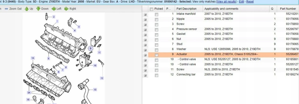фото №6, Saab 9-3 ver2 2008 коллекторы впускные