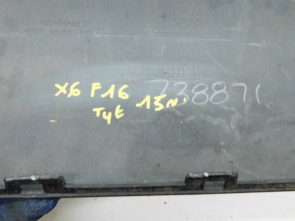 фото №9, Bmw x6 f16 m50d дифузор спойлер бампера 8057074