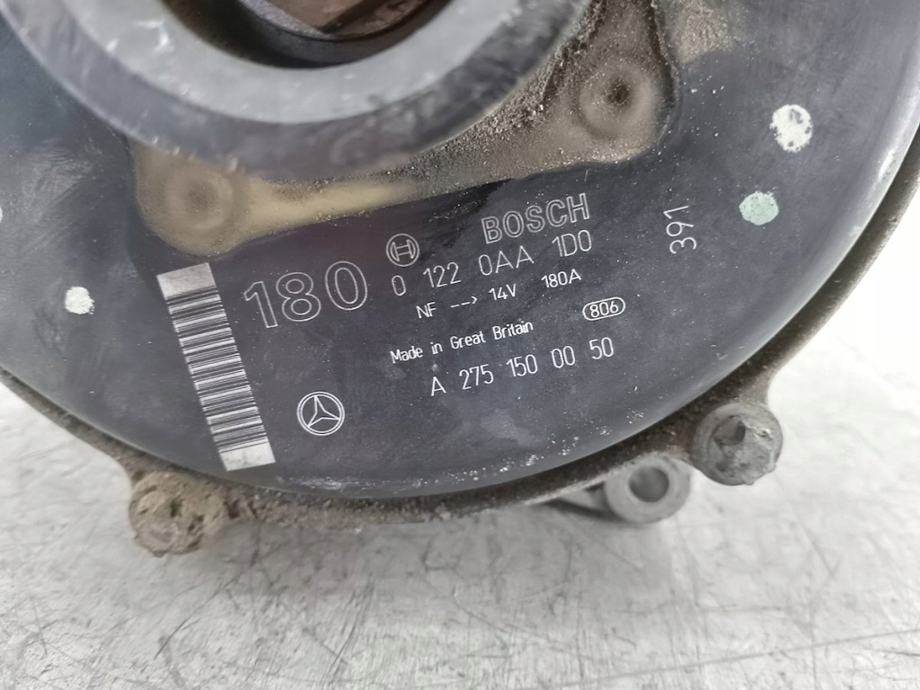 фото №11, Генератор водяной mercedes-benz klasa s w 220 a2751500050 a2751540003 5.5