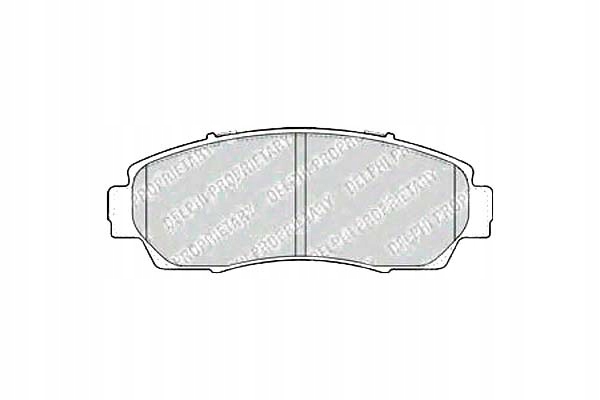 фото №1, Delphi комплект гальмівних колодок ham. перед honda crosstour,