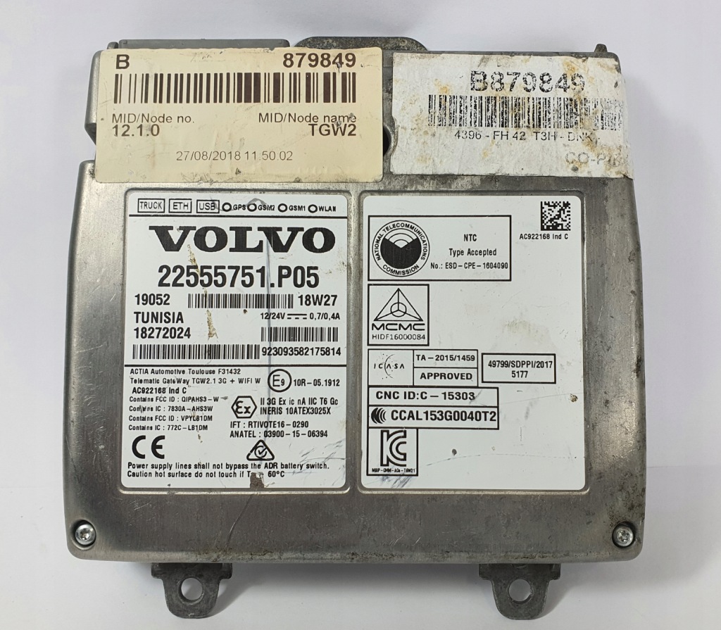 фото №1, Блок керування модуль gps 22555751.p05 volvo fh