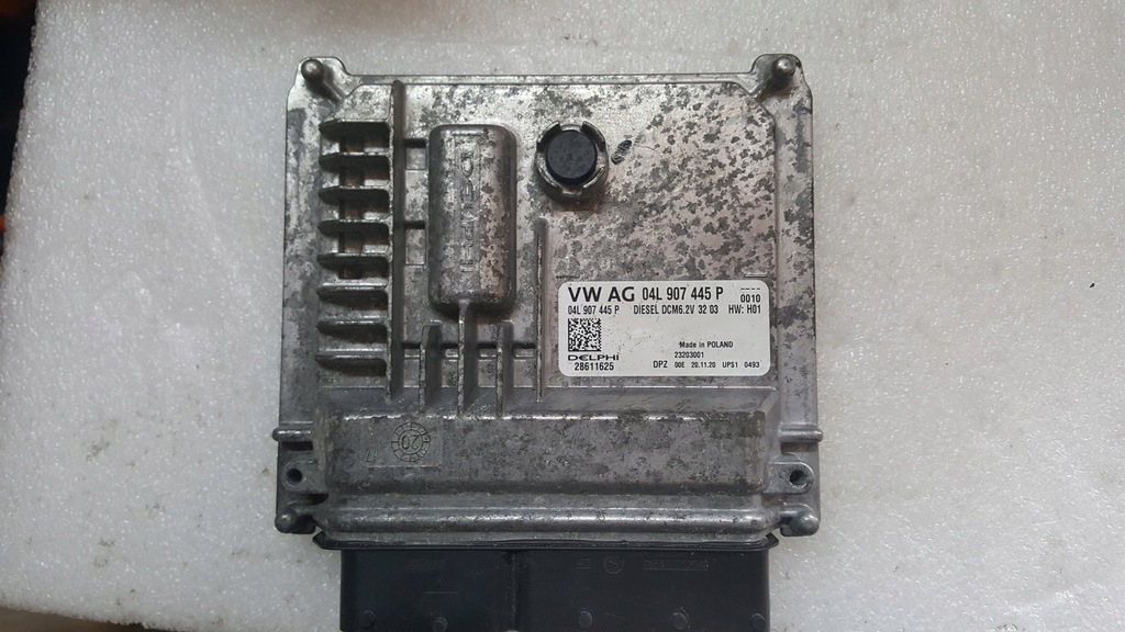 фото №8, Бортовой компьютер блок управления двигателя vw crafter man tge 04l907445p демонтаж