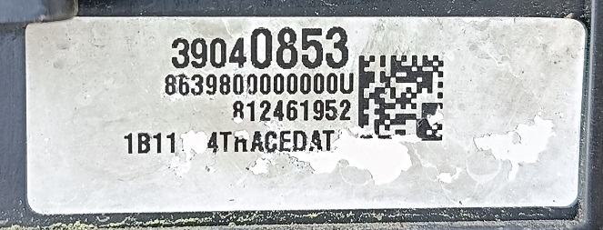 фото №3, Opel astra k v 16 r 1.6 cdti набор стартовый блок управления двигателя kpl