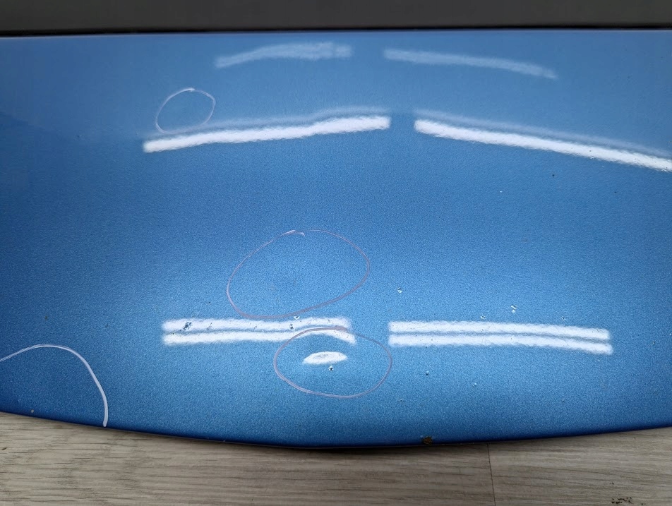 Капот крышка двигателя d22 aquamarine mitsubishi i-miev ha4wlddl6 Недорого