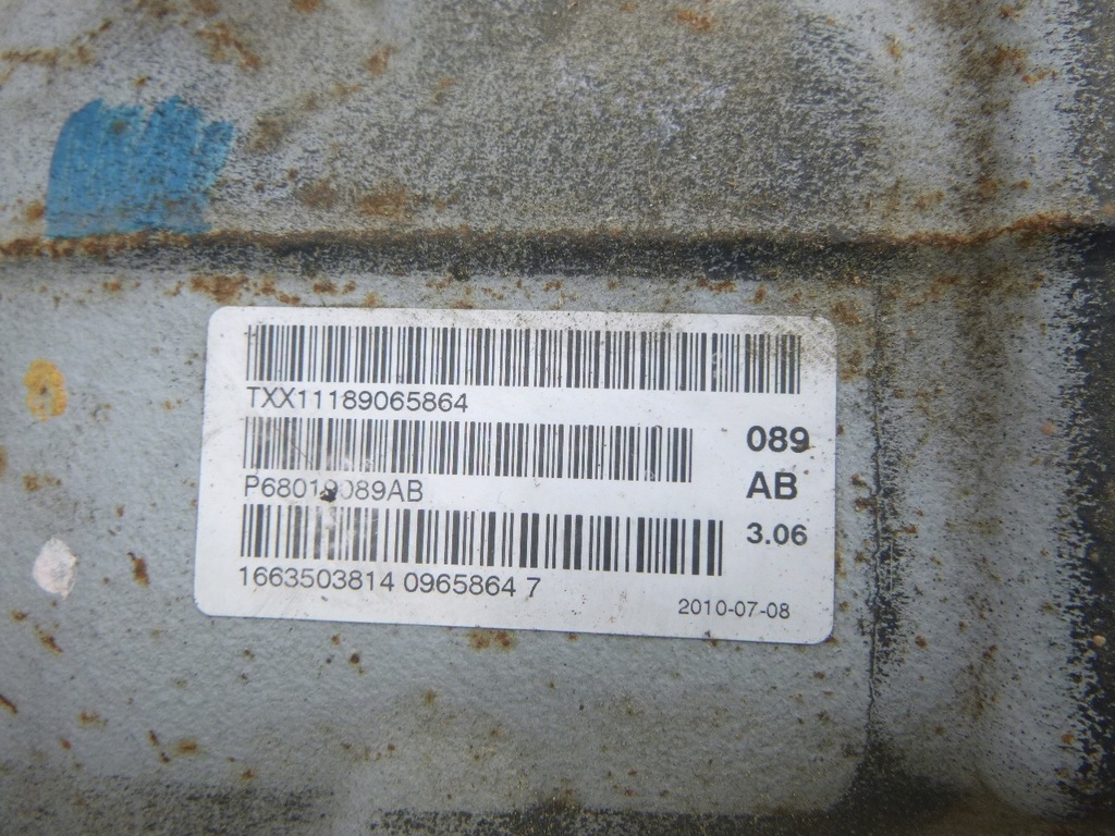 фото №5, 60819089ab jeep grand cherokee wk2 мост задний