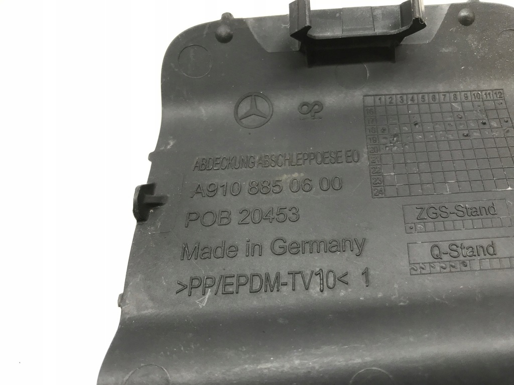 фото №4, Заглушка фаркоп перед mercedes w910 a9108850600