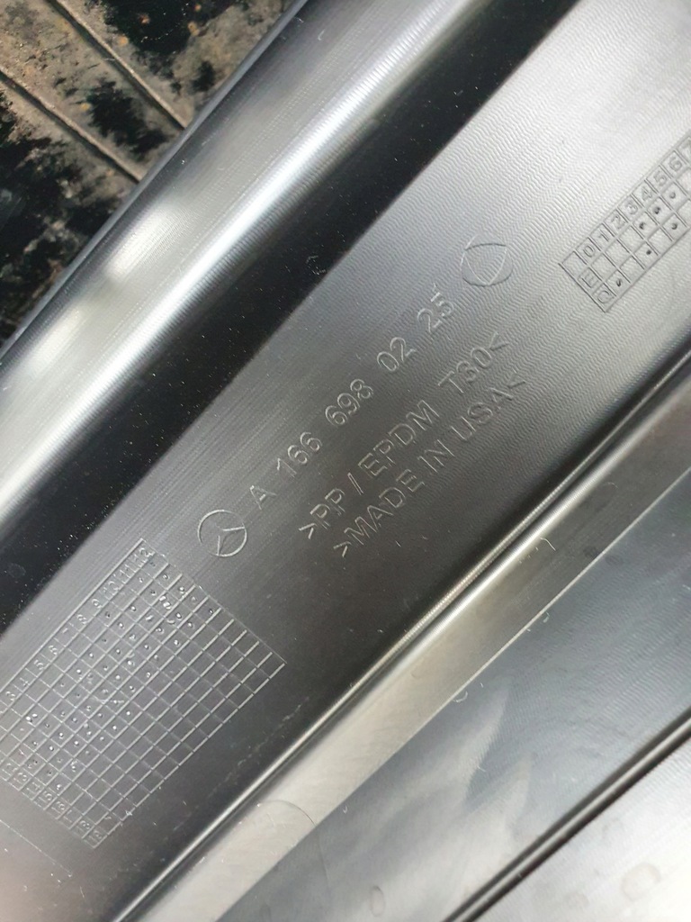 фото №8, Молдинг порог правая порог mercedes ml gle amg w166