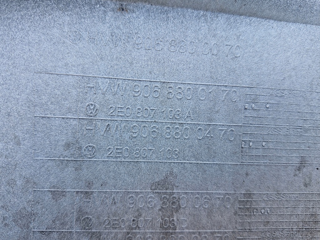 фото №9, Vw crafter бампер перед передний решётка 2e0807103a