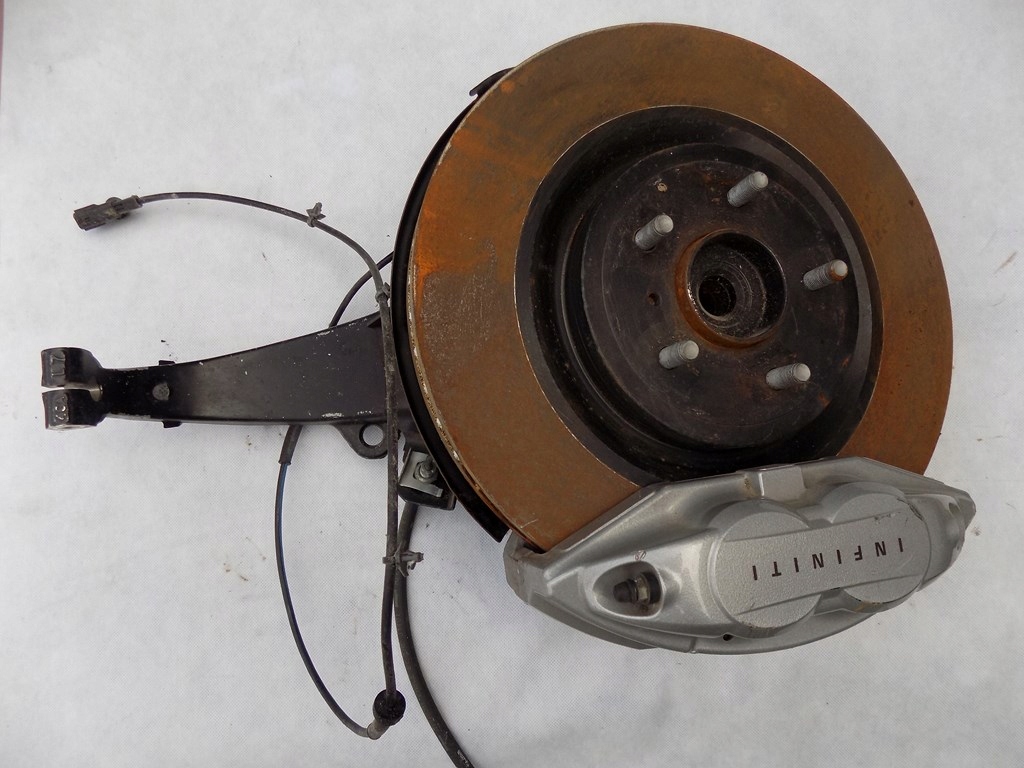 фото №5, Dw infiniti q50 рычаг ступица суппорт диск перед