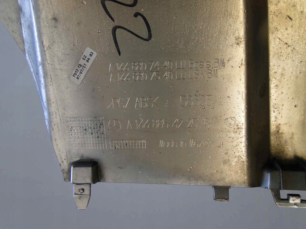 фото №9, Mercedes gl x166 166 лист хром диффузор 63 amg