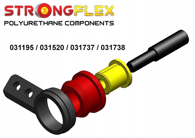 фото №2, 031737a - втулка важеля передній - важіль e46 sport strongflex