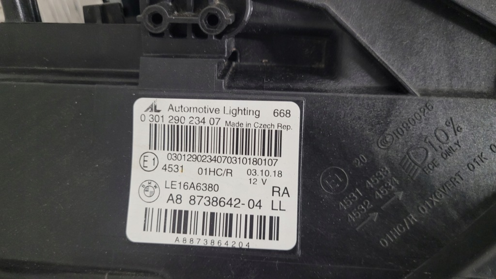 фото №15, Лампа bmw 2 f45 f46 lift lci 18-22 full led 8738642 оригинал europa правая