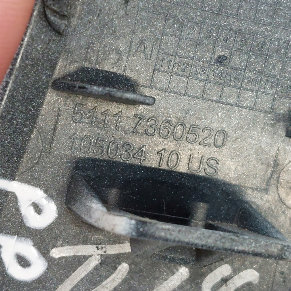 фото №11, Bmw x4 f26 заглушка розпилювача фари права 7360520 10503410us