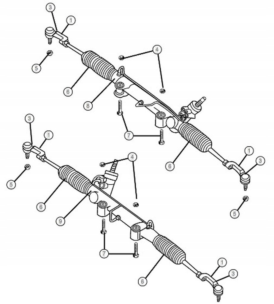 фото №6, Трансмиссия рулевая рулевая рейка dodge nitro 07-12 jeep liberty 02-13