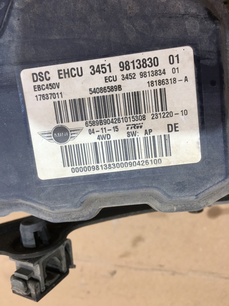 Насос тормозная abs mini r60 s all 4 2.0 d Доставка