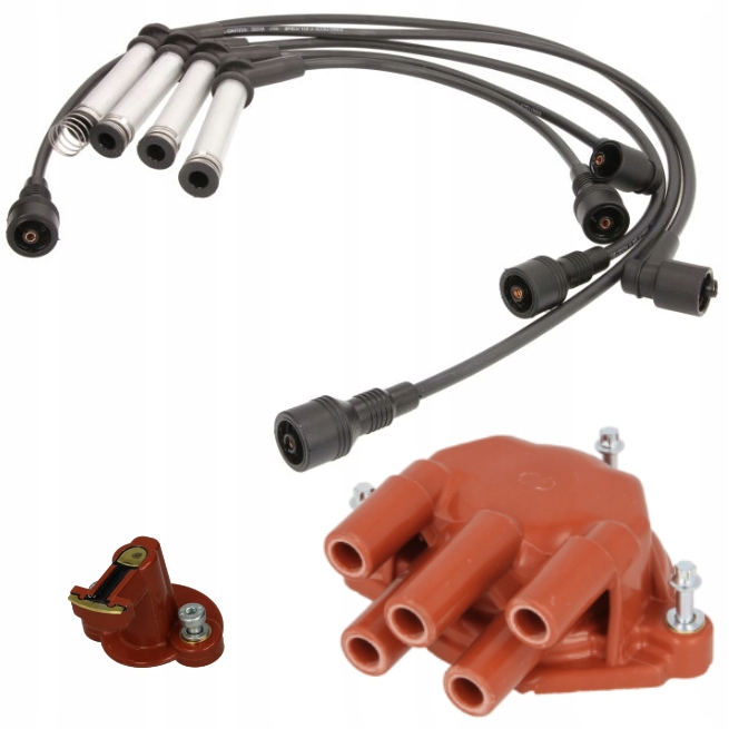 фото №1, Кабели зажигания крышка трамблёра контактный палец opel frontera a 2.0