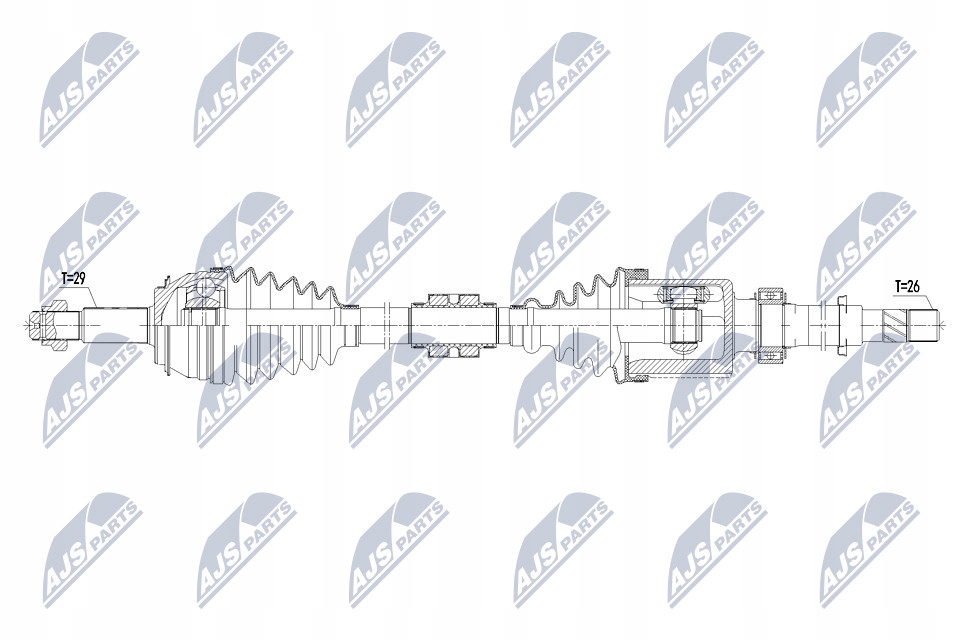 фото №2, Npw-ns-074 nty приводной вал приводная nissan qashqai 1.2di