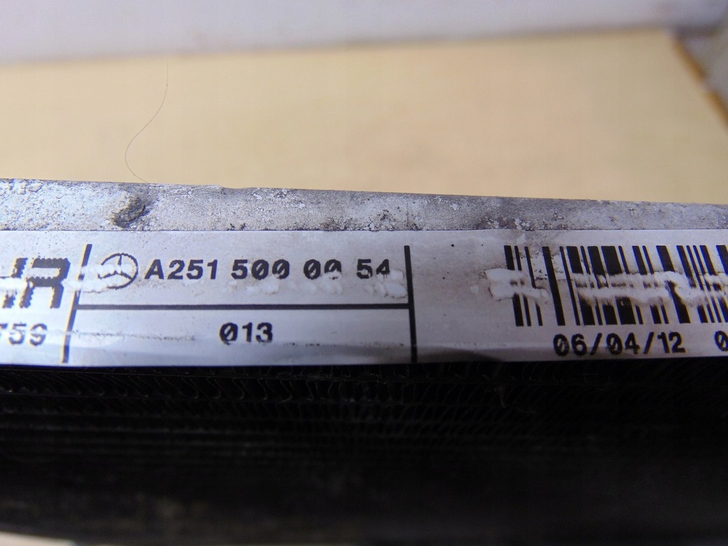 фото №16, Радіатор кондиціонера mercedes w251 a2515000054