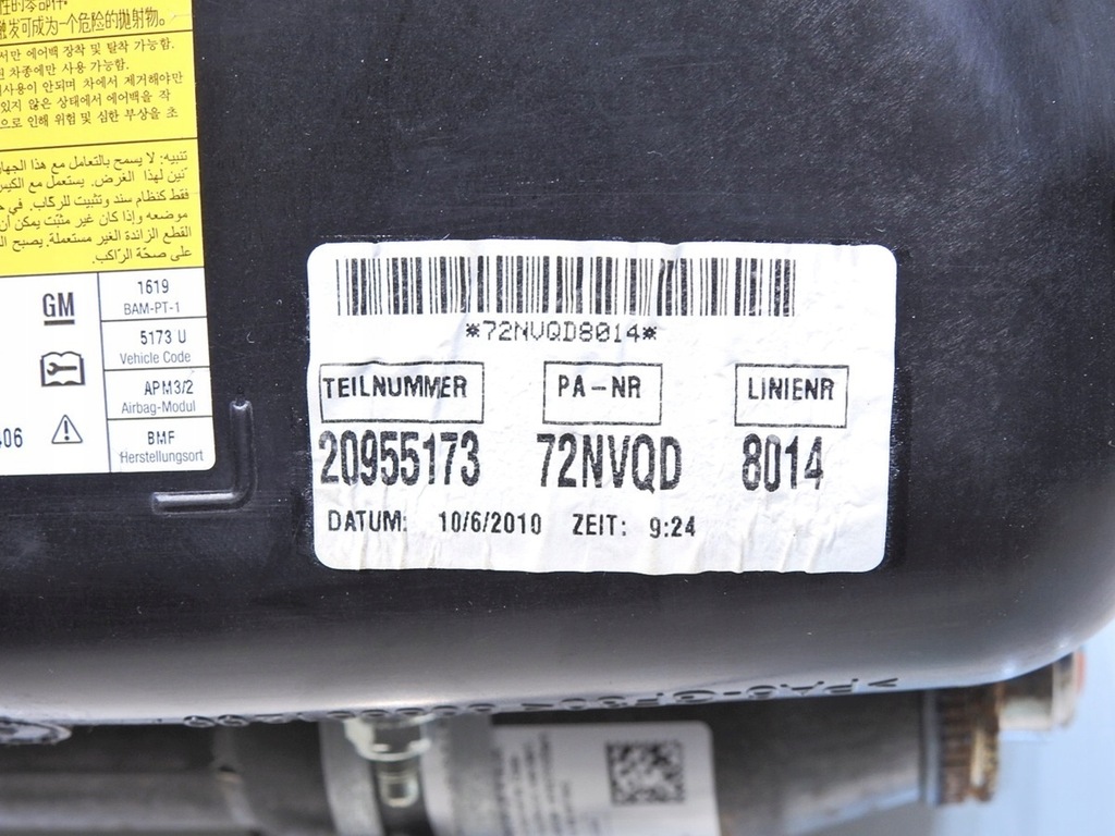 фото №9, Подушка подушка безопасности пассажира opel insignia a 20955173