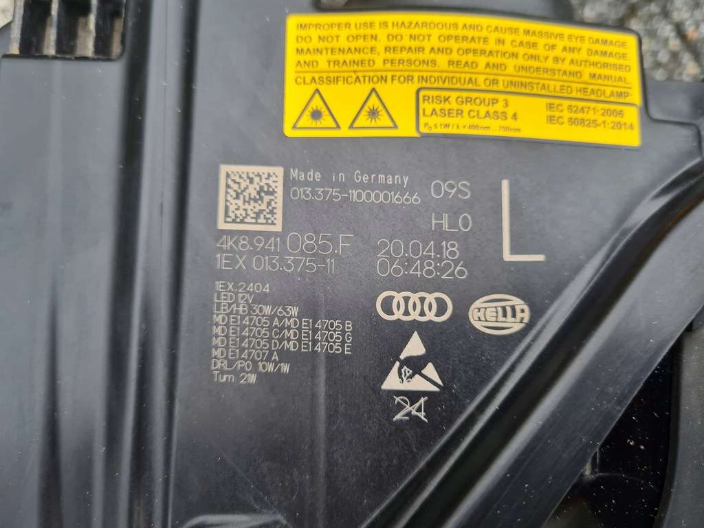 фото №14, Audi a7 s7 4k 4k8 c8 full led laser 4k8941085f 4k8941086f полный акция