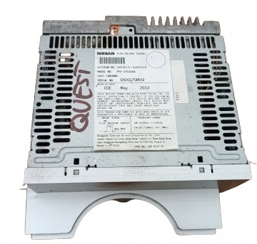 фото №1, Nissan quest iii v42 2004- 281855z001 радиопроигрыватель cd pn-2540q