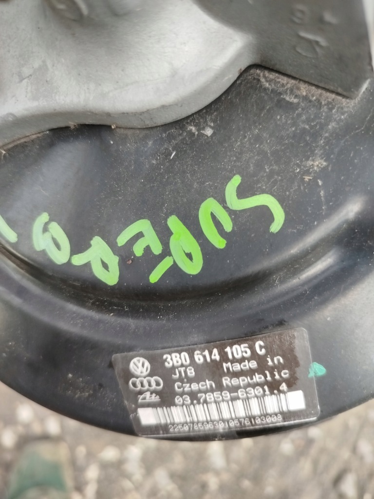 фото №10, Усилитель тормозов тормоза skoda superb 3b0614105c