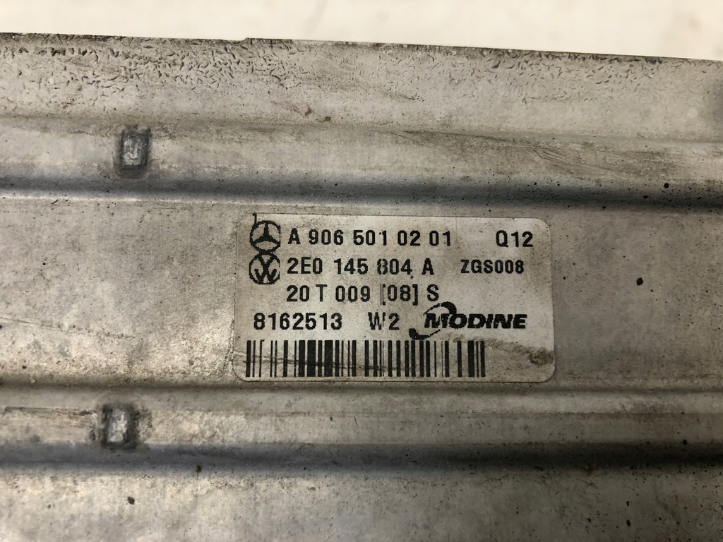 фото №13, Mercedes sprinter 906 a906 интеркулер радиатор