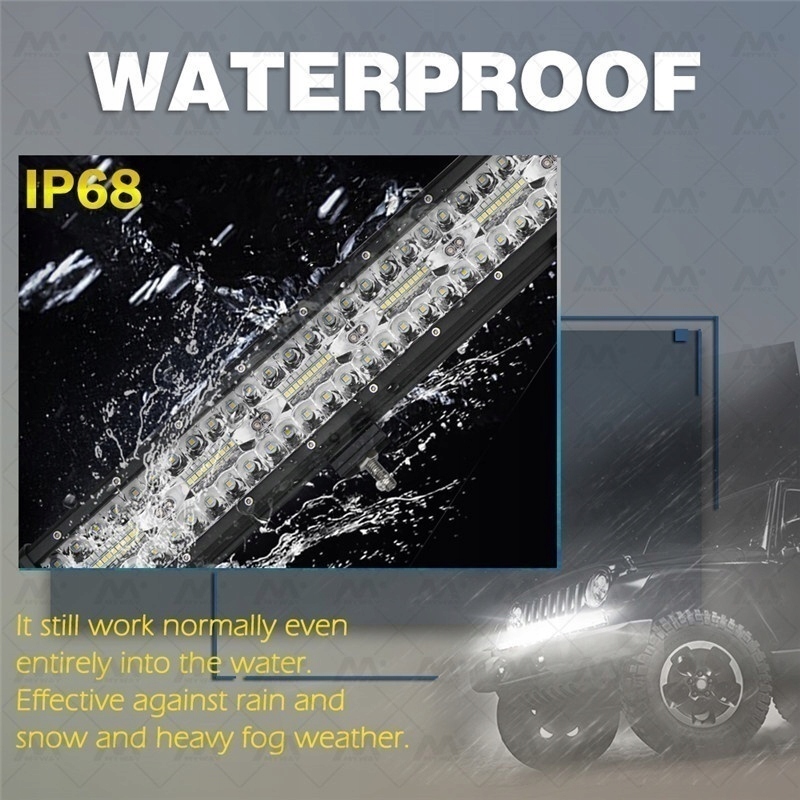 фото №3, Панель led лампа рабочая противотуманная фара 420w quad off road