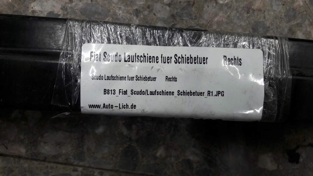 фото №12, Направляющая дверь правая нижняя fiat scudo