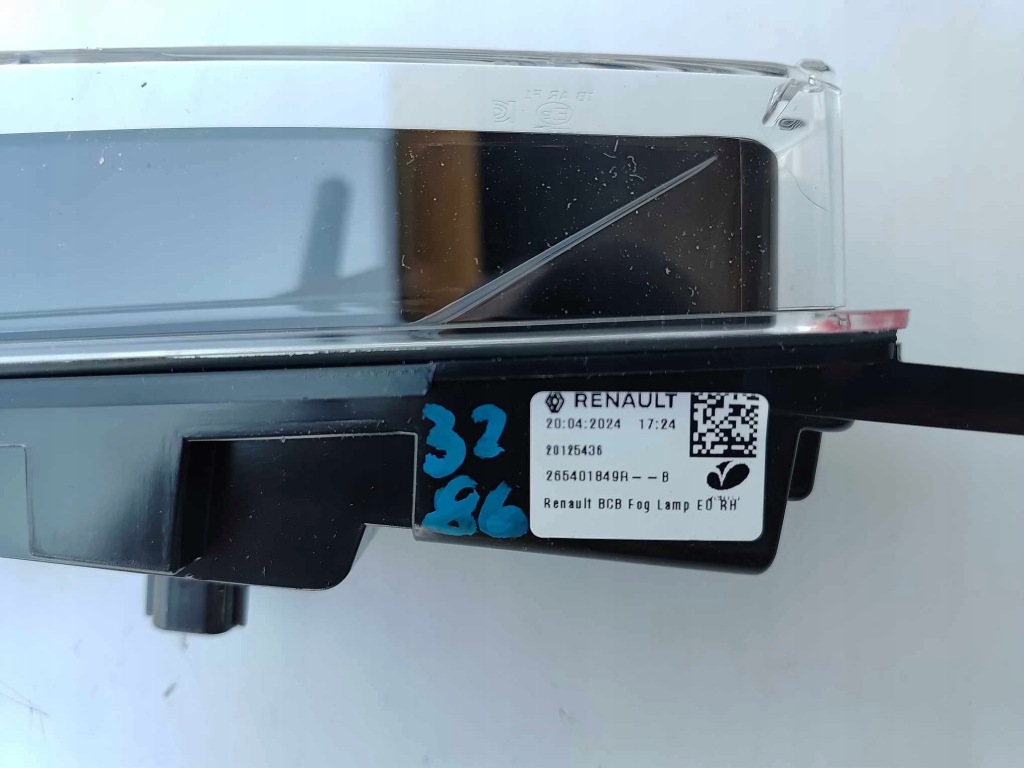 фото №7, Renault megane v e-tech лампа правая задняя задняя w бампер nowa оригинальный номер 3286