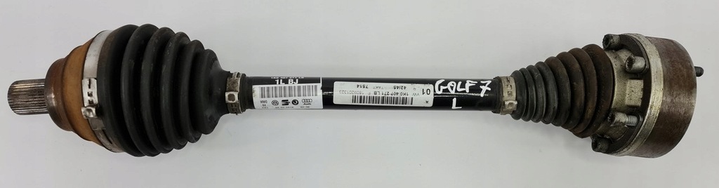фото №1, Привідний вал ліва dsg vw golf vii 1.6 tdi 1k0407271lb