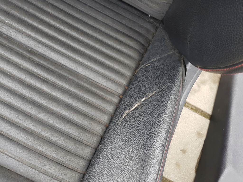 фото №14, Mercedes cla w117 13r- sedan сидіння шкіряний alcantara заднє сидіння europa