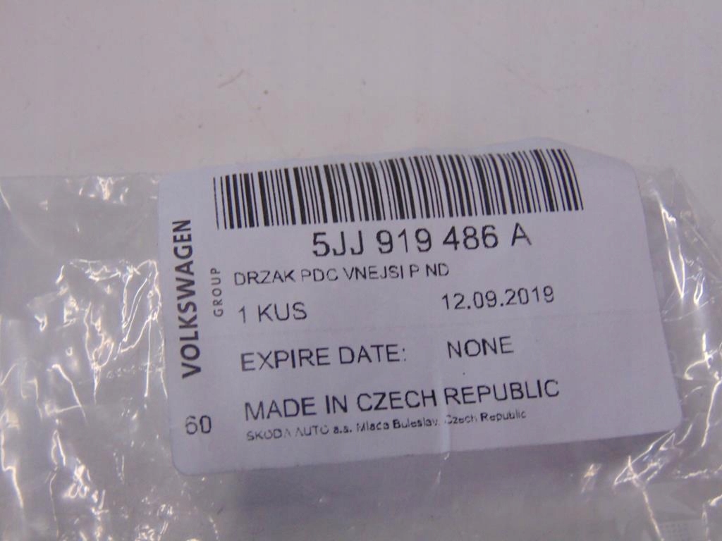 фото №6, Кронштейн датчика pdc skoda rapid 5jj91