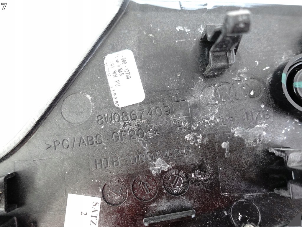 фото №8, Audi a5 s5 f5 8w6 a4 8w0 b9 15-19 молдинг dekor дверь левая перед гайка le2