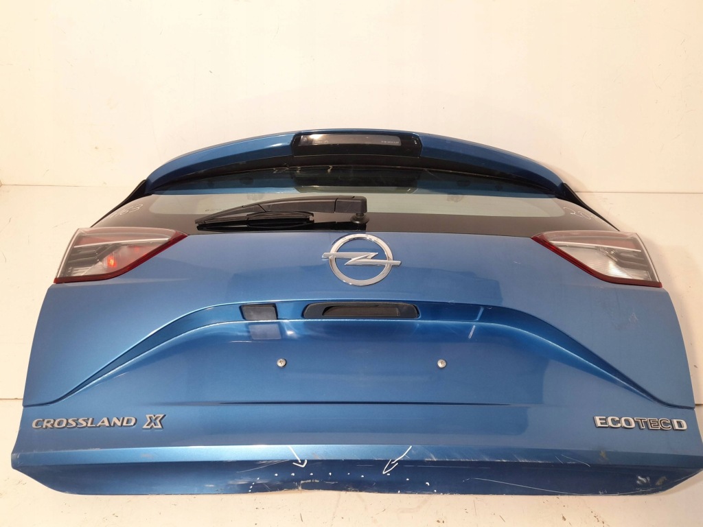 Opel crossland x крышка багажника задняя niebieska 2019 rok h163 царапины Цена