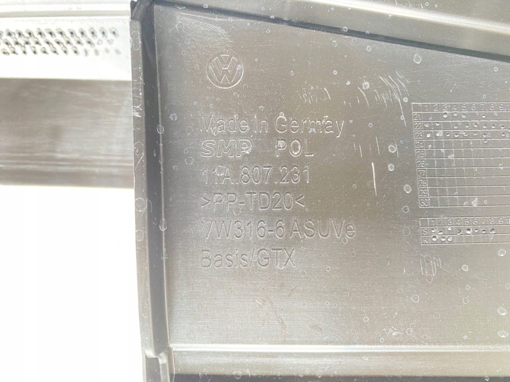 фото №9, Усилитель верхний балка бампера передняя перед vw id4 id.4 11a