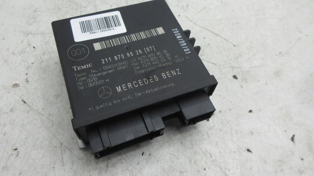 фото №6, Mercedes w211 2118708626 модуль крышки kombi