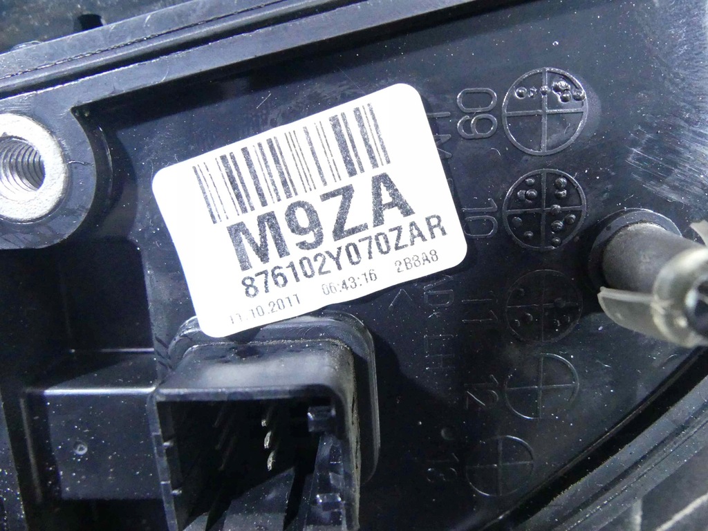 фото №10, Зеркало левая 8pin hyundai ix35 szary zar europa