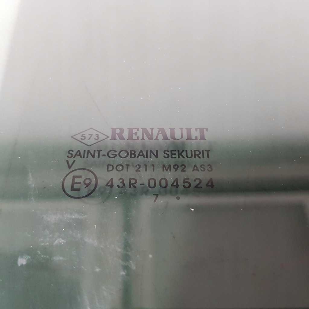 фото №3, Скло двері правий задня 2017r renault modus