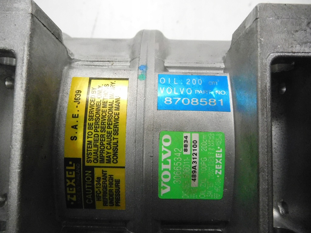 фото №8, Компресор кондиціонера volvo s70 v70 04- 8603132