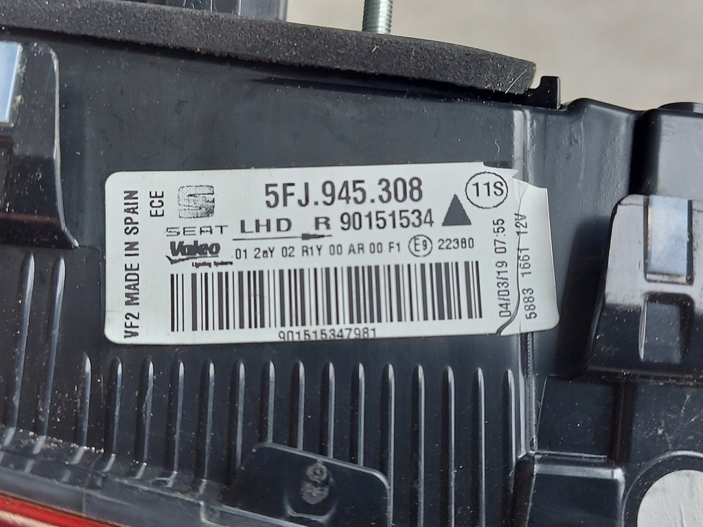 фото №7, Seat tarraco лампа задня набір led 2019-2022 rok 5fj