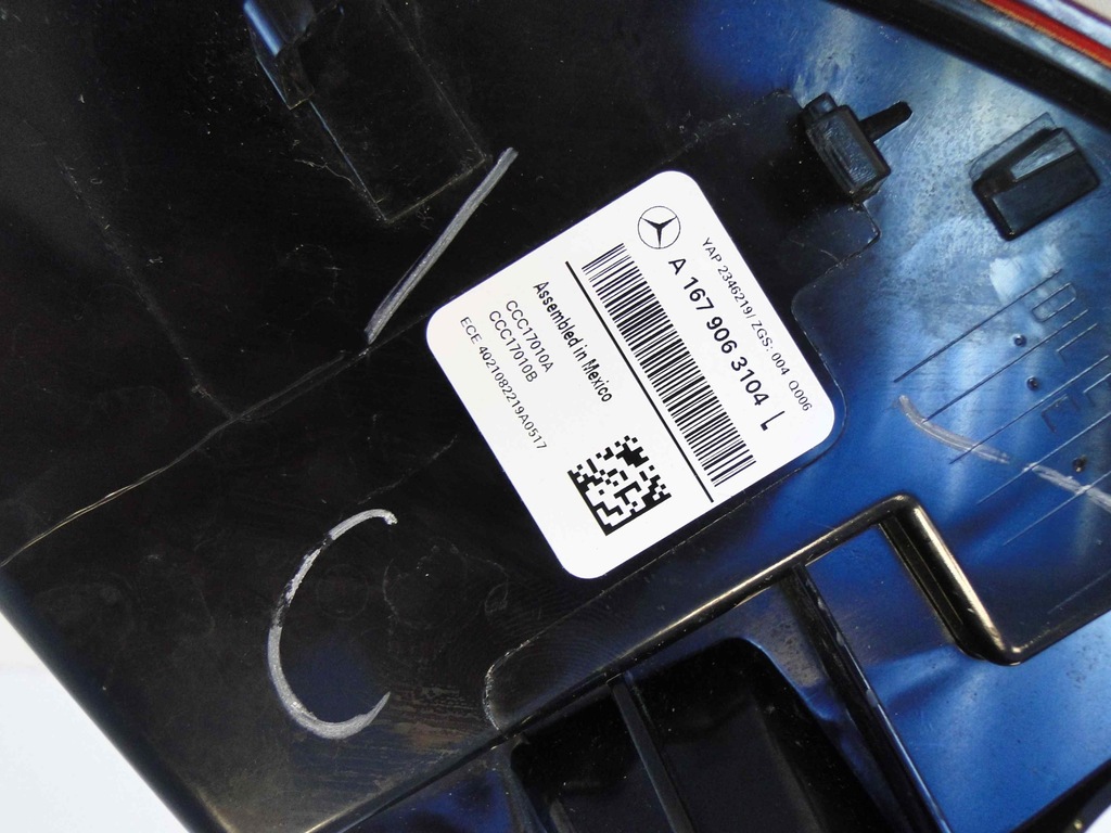 фото №15, Mercedes ml a167 лампа задняя задняя левая