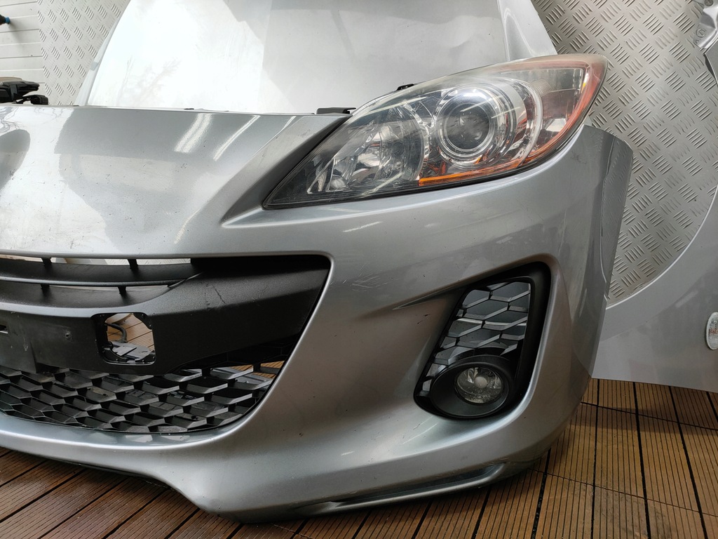 фото №5, Mazda 3 bl lift 11-13 капот бампер лампы линза крыло левый цвет 38p