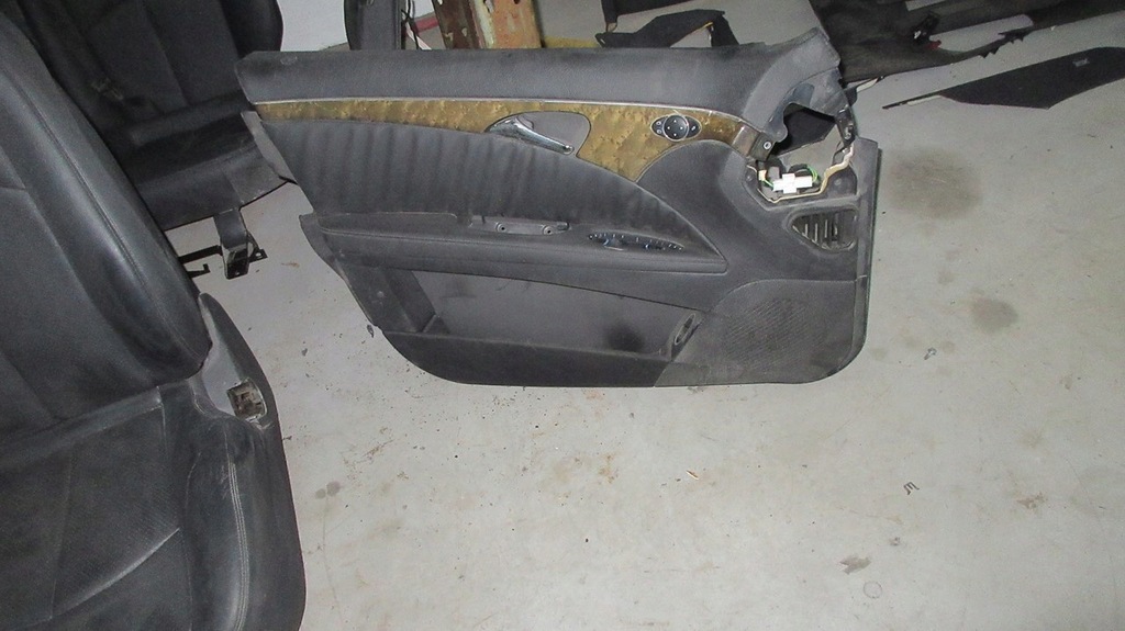 фото №15, Mercedes w211 сидіння сидіння оббивка шкіра czarna kombi